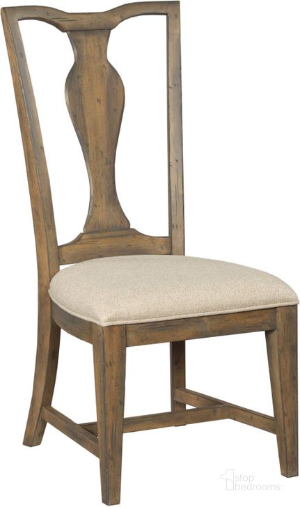 The appearance of Mill House Copeland Side Chair Set of 2 designed by Kincaid in the coastal interior design. This medium stain piece of furniture  was selected by 1StopBedrooms from Mill House Collection to add a touch of cosiness and style into your home. Sku: 860-636. Material: Wood. Product Type: Side Chair. Image1