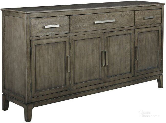 The appearance of Cascade Townsend Buffet designed by Kincaid in the transitional interior design. This sable piece of furniture  was selected by 1StopBedrooms from Cascade Collection to add a touch of cosiness and style into your home. Sku: 863-857. Material: Wood. Product Type: Buffets, Sideboards and Server. Image1