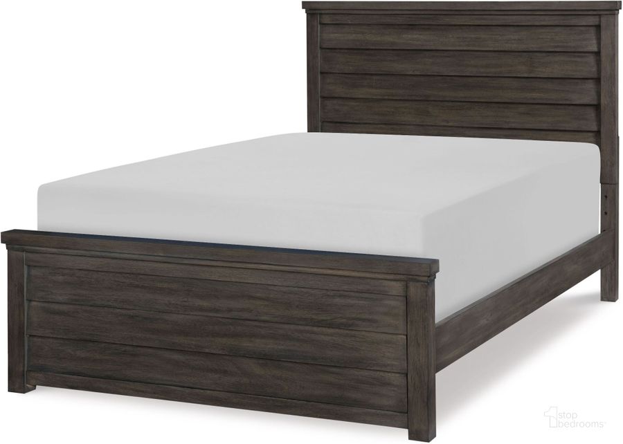 The appearance of Bunkhouse Aged Barnwood Full Louvered Panel Bed designed by Legacy Classic Kids in the transitional interior design. This brown piece of furniture  was selected by 1StopBedrooms from Bunkhouse Collection to add a touch of cosiness and style into your home. Sku: N8830-4104;N8830-4114;N8830-4900. Bed Type: Panel Bed. Product Type: Panel Bed. Bed Size: Full. Image1