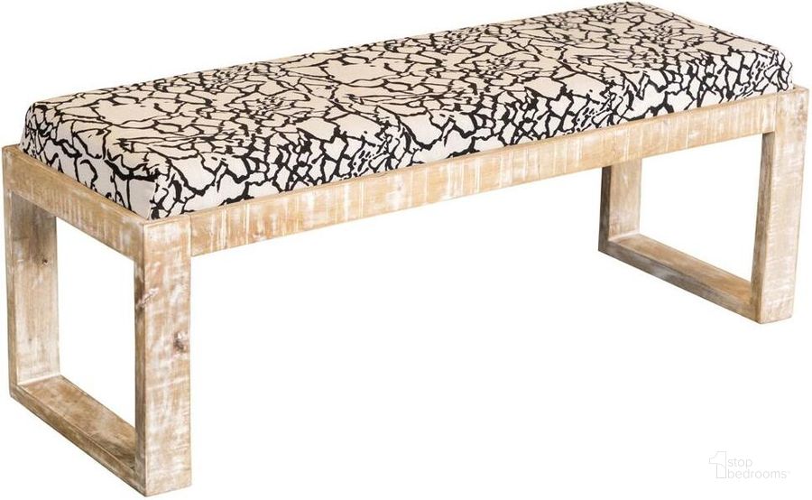 The appearance of Black And White Accent Bench designed by Coaster in the modern / contemporary interior design. This black piece of furniture  was selected by 1StopBedrooms from  to add a touch of cosiness and style into your home. Sku: 914138. Material: Wood. Product Type: Bedroom Bench. Image1