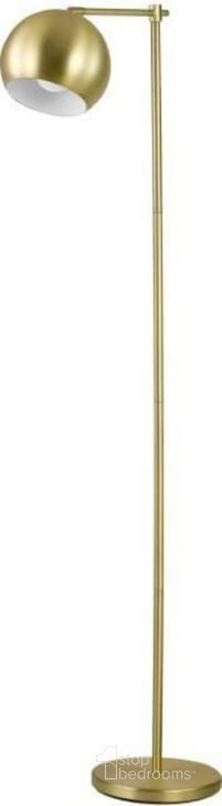 The appearance of Brass Floor Lamp designed by Coaster in the modern / contemporary interior design. This gold piece of furniture  was selected by 1StopBedrooms from Brass Collection to add a touch of cosiness and style into your home. Sku: 920081. Material: Metal. Product Type: Floor Lamp.