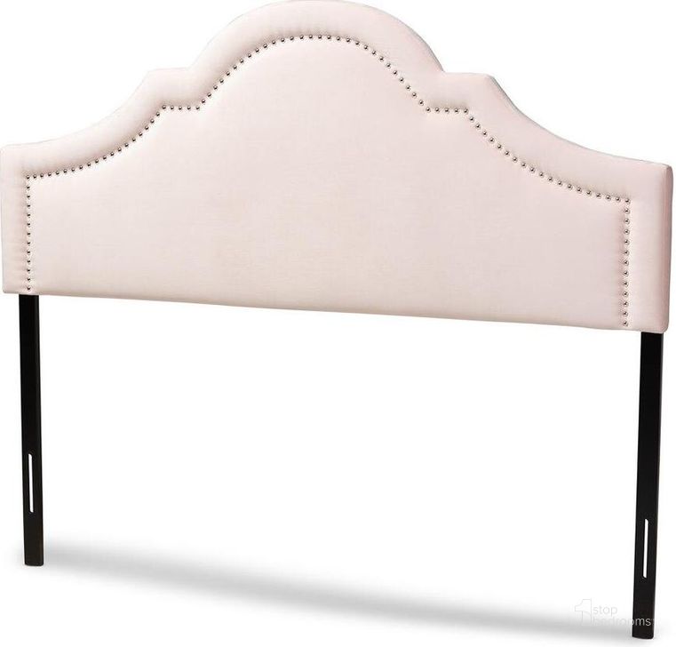 The appearance of Baxton Studio Rita Modern and Contemporary Light Pink Velvet Fabric Upholstered Queen Size Headboard designed by Baxton Studio in the modern / contemporary interior design. This pink piece of furniture  was selected by 1StopBedrooms from Rita Collection to add a touch of cosiness and style into your home. Sku: BBT6567-Light Pink-HB-Queen. Material: Fabric. Product Type: Headboard. Bed Size: Queen. Image1