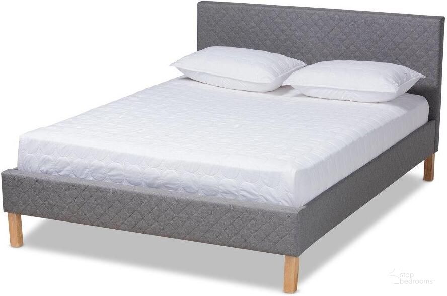 The appearance of Baxton Studio Aneta Modern and Contemporary Grey Fabric Upholstered King Size Platform Bed designed by Baxton Studio in the modern / contemporary interior design. This gray piece of furniture  was selected by 1StopBedrooms from Aneta Collection to add a touch of cosiness and style into your home. Sku: CF9014-Grey-King. Bed Type: Platform Bed. Material: Wood. Product Type: Platform Bed. Bed Size: King. Image1