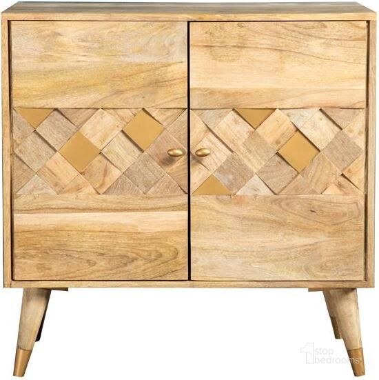 The appearance of 953459 Natural Accent Cabinet designed by Coaster in the modern / contemporary interior design. This beige piece of furniture  was selected by 1StopBedrooms from  to add a touch of cosiness and style into your home. Sku: 953459. Material: Wood. Product Type: Accent Cabinet. Image1