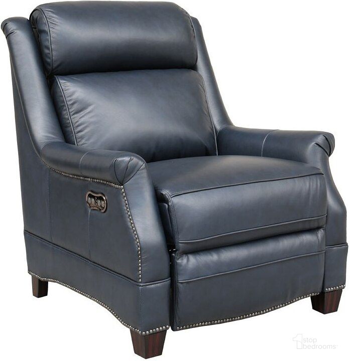 The appearance of Warrendale Power Recliner w/ Power Headrest (Blue) designed by BarcaLounger in the traditional interior design. This blue piece of furniture  was selected by 1StopBedrooms from Warrendale Collection to add a touch of cosiness and style into your home. Sku: 9PH3324570047. Material: Leather. Product Type: Recliner. Image1