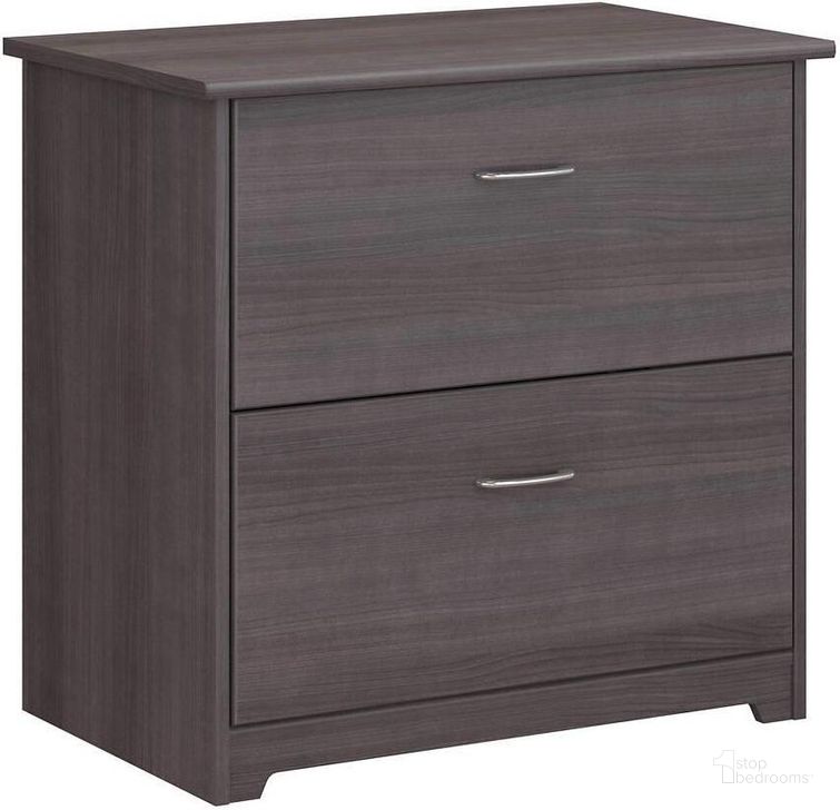The appearance of Cabot Heather Gray Lateral File Cabinet designed by Bush Furniture in the traditional interior design. This grey heather piece of furniture  was selected by 1StopBedrooms from Cabot Collection to add a touch of cosiness and style into your home. Sku: WC31780. Product Type: Filing Cabinets and Storage.