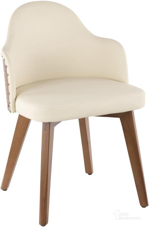 The appearance of Ahoy Cream Dining Chair designed by Lumisource in the modern / contemporary interior design. This cream piece of furniture  was selected by 1StopBedrooms from Ahoy Collection to add a touch of cosiness and style into your home. Sku: CH-AHOY WL+CR. Material: Metal. Product Type: Dining Chair. Image1