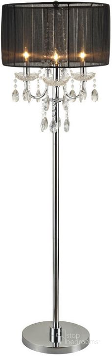 The appearance of Crown Mark Chandelier Floor Lamp designed by Crown Mark in the glam interior design. This silver piece of furniture  was selected by 1StopBedrooms from Chandelier Collection to add a touch of cosiness and style into your home. Sku: 6121-F. Product Type: Floor Lamp.