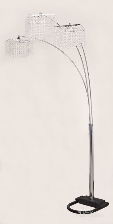 The appearance of Crown Mark Floor Lamp designed by Crown Mark in the modern / contemporary interior design. This silver piece of furniture  was selected by 1StopBedrooms from Lamp Collection to add a touch of cosiness and style into your home. Sku: 6217F-SV. Product Type: Floor Lamp.