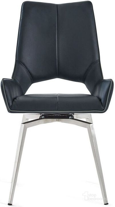 The appearance of D4878 Black Swivel Chair (Set of 2) designed by Global Furniture USA in the modern / contemporary interior design. This black piece of furniture  was selected by 1StopBedrooms from D4878 Collection to add a touch of cosiness and style into your home. Sku: D4878NDC-BL-SEAT;D4878NDC-BL-SEAT;D4878NDC-FR;D4878NDC-FR. Material: Faux Leather. Product Type: Dining Chair. Image1