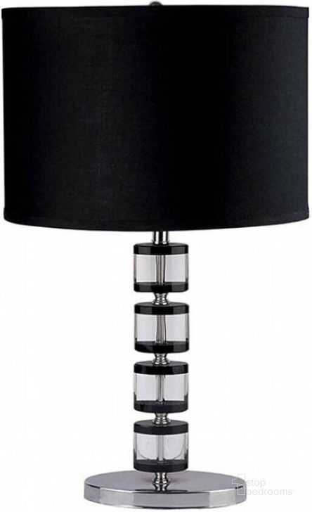 The appearance of Furniture of America Zoe Black Table Lamp designed by Furniture of America in the modern / contemporary interior design. This black piece of furniture  was selected by 1StopBedrooms from Zoe Collection to add a touch of cosiness and style into your home. Sku: L731157. Material: Metal. Product Type: Table Lamp.