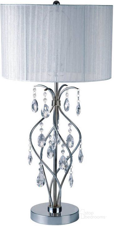 The appearance of Furniture of America Xia White Table Lamp designed by Furniture of America in the traditional interior design. This white piece of furniture  was selected by 1StopBedrooms from Xia Collection to add a touch of cosiness and style into your home. Sku: L76738. Material: Metal. Product Type: Table Lamp.
