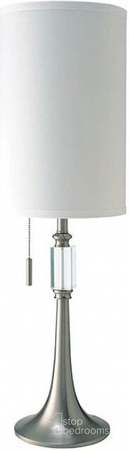 The appearance of Furniture of America Aya White Table Lamp designed by Furniture of America in the modern / contemporary interior design. This white piece of furniture  was selected by 1StopBedrooms from Aya Collection to add a touch of cosiness and style into your home. Sku: L731182T. Material: Metal. Product Type: Table Lamp.