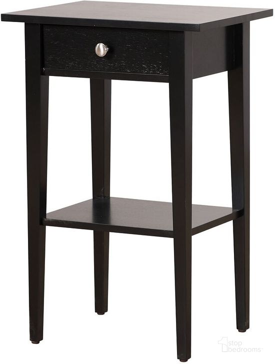 The appearance of Glory Furniture Dalton Nightstand, Black designed by Glory in the modern / contemporary interior design. This black piece of furniture  was selected by 1StopBedrooms from Dalton Collection to add a touch of cosiness and style into your home. Sku: G037-N-Nightstand. Material: Wood. Product Type: Nightstand.