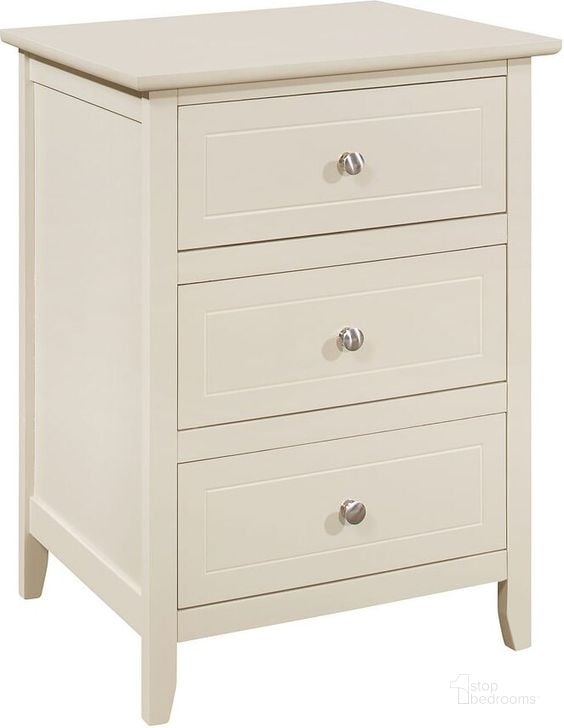 The appearance of G1315 Drawer Nightstand (Beige) designed by Glory in the transitional interior design. This beige piece of furniture  was selected by 1StopBedrooms from G13 Collection to add a touch of cosiness and style into your home. Sku: G1315-N-75-3 Drawer Nightstand. Material: Wood. Product Type: Nightstand.