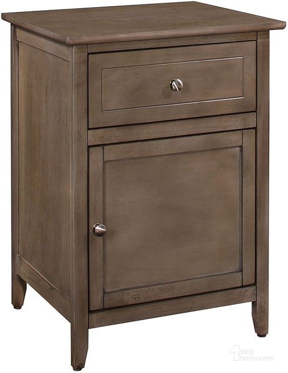 The appearance of G1411 Drawer and Door Nightstand (Gray) designed by Glory in the transitional interior design. This gray piece of furniture  was selected by 1StopBedrooms from G14 Collection to add a touch of cosiness and style into your home. Sku: G1411-N-05-1 Drawer /1 Door Nightstand. Material: Wood. Product Type: Nightstand.