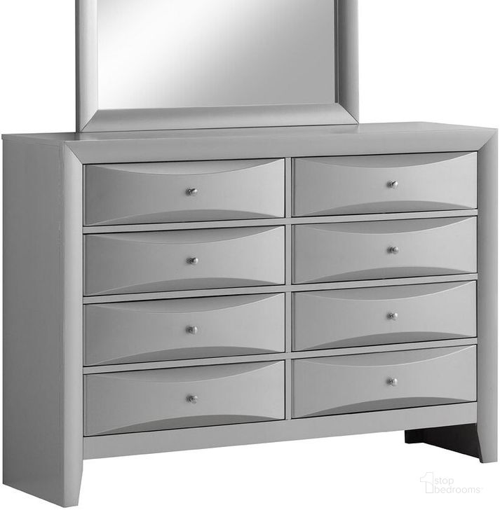 The appearance of G1503 Dresser designed by Glory in the transitional interior design. This silver gray piece of furniture  was selected by 1StopBedrooms from G15 Collection to add a touch of cosiness and style into your home. Sku: G1503-D-Dresser. Material: Wood. Product Type: Dresser. Image1