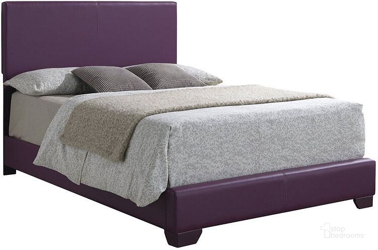 The appearance of G1806 Youth Upholstered Bed (Purple) (Full) designed by Glory in the modern / contemporary interior design. This purple piece of furniture  was selected by 1StopBedrooms from G1806 Collection to add a touch of cosiness and style into your home. Sku: G1806-FB-UP;G0001-F. Bed Type: Platform Bed. Product Type: Platform Bed. Bed Size: Full.
