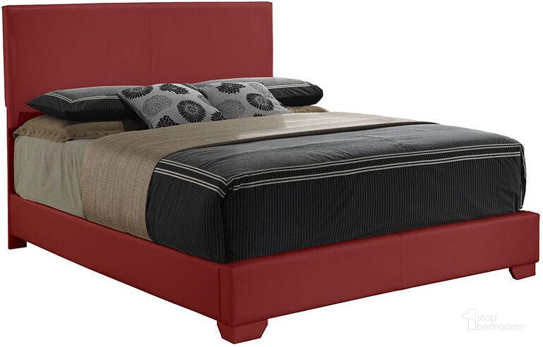 The appearance of G1825 Youth Upholstered Bed (Full) designed by Glory in the modern / contemporary interior design. This red piece of furniture  was selected by 1StopBedrooms from G1825 Collection to add a touch of cosiness and style into your home. Sku: G1825-FB-UP;G0001-F. Bed Type: Platform Bed. Product Type: Platform Bed. Bed Size: Full.