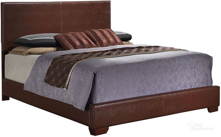 The appearance of G1855 Youth Upholstered Bed (Full) designed by Glory in the modern / contemporary interior design. This brown piece of furniture  was selected by 1StopBedrooms from G1855 Collection to add a touch of cosiness and style into your home. Sku: G1855-FB-UP;G0001-F. Bed Type: Platform Bed. Product Type: Platform Bed. Bed Size: Full.