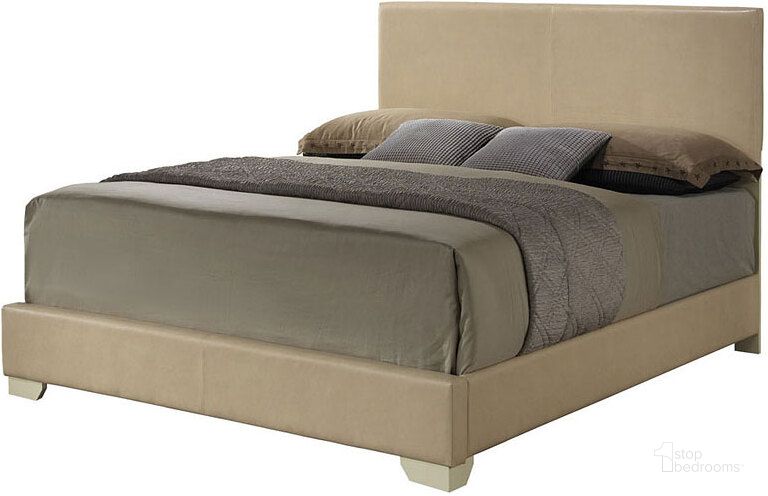 The appearance of G1875 Youth Upholstered Bed (Full) designed by Glory in the modern / contemporary interior design. This beige piece of furniture  was selected by 1StopBedrooms from G1875 Collection to add a touch of cosiness and style into your home. Sku: G1875-FB-UP;G0001-F. Bed Size: Full. Product Type: Upholstered Bed.