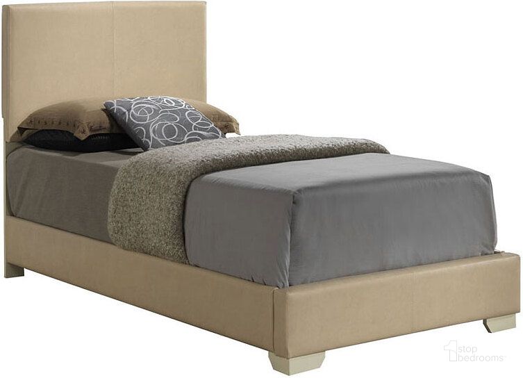 The appearance of G1875 Youth Upholstered Bed (Twin) designed by Glory in the modern / contemporary interior design. This beige piece of furniture  was selected by 1StopBedrooms from G1875 Collection to add a touch of cosiness and style into your home. Sku: G1875-TB-UP;G0001-T. Bed Type: Platform Bed. Product Type: Platform Bed. Bed Size: Twin.