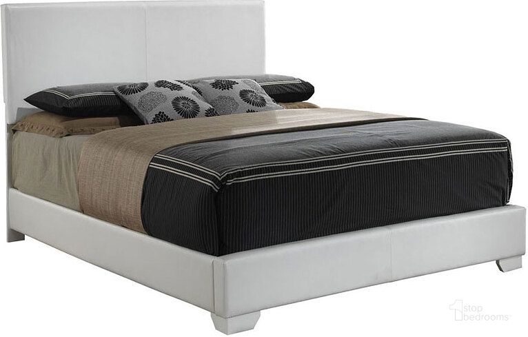 The appearance of G1890 Youth Upholstered Bed (Full) designed by Glory in the modern / contemporary interior design. This white piece of furniture  was selected by 1StopBedrooms from G1890 Collection to add a touch of cosiness and style into your home. Sku: G1890-FB-UP;G0001-F. Bed Type: Panel Bed. Product Type: Panel Bed. Bed Size: Full.
