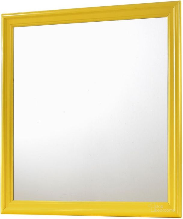 The appearance of Louis Phillipe Mirror (Yellow) designed by Glory in the traditional interior design. This yellow piece of furniture  was selected by 1StopBedrooms from Louis Phillipe Collection to add a touch of cosiness and style into your home. Sku: G3102-M-Mirror. Material: Wood. Product Type: Dresser Mirror. Image1