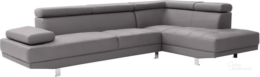 The appearance of Milan Sectional (Gray) designed by Glory in the modern / contemporary interior design. This gray piece of furniture  was selected by 1StopBedrooms from Milan Collection to add a touch of cosiness and style into your home. Sku: G452-SC-Sectional  Sofa Side;G452-SC-Sectional Chaise Side. Material: Faux Leather. Product Type: Sectional. Layout: L-Shape.