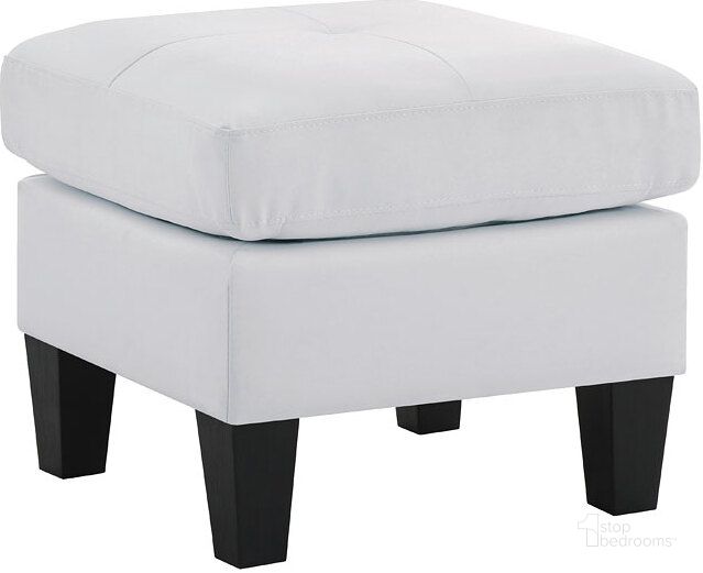 The appearance of G460 Ottoman (White) designed by Glory in the modern / contemporary interior design. This white piece of furniture  was selected by 1StopBedrooms from G460 Collection to add a touch of cosiness and style into your home. Sku: G460-O-Ottoman. Material: Faux Leather. Product Type: Ottoman.