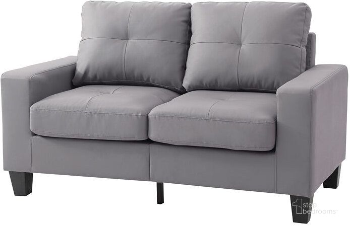 The appearance of Newbury Modular Loveseat (Gray) designed by Glory in the modern / contemporary interior design. This gray piece of furniture  was selected by 1StopBedrooms from Newbury Collection to add a touch of cosiness and style into your home. Sku: G461A-L-Newbury Modular Loveseat. Material: Faux Leather. Product Type: Loveseat.