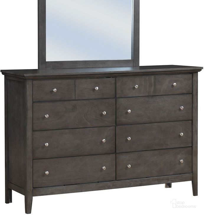 The appearance of G5405 Drawer Dresser designed by Glory in the modern / contemporary interior design. This gray piece of furniture  was selected by 1StopBedrooms from G54 Collection to add a touch of cosiness and style into your home. Sku: G5405-D-8 Drawer Dresser. Material: Wood. Product Type: Dresser. Image1