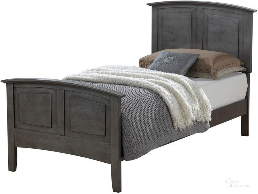 The appearance of G5405A Panel Bed (Twin) designed by Glory in the modern / contemporary interior design. This gray piece of furniture  was selected by 1StopBedrooms from G54 Collection to add a touch of cosiness and style into your home. Sku: G5405A-TB-Twin Bed  Headboard & Footboard;G5405A-TB-Twin Bed  Rails. Bed Type: Panel Bed. Material: Wood. Product Type: Panel Bed. Bed Size: Twin. Image1