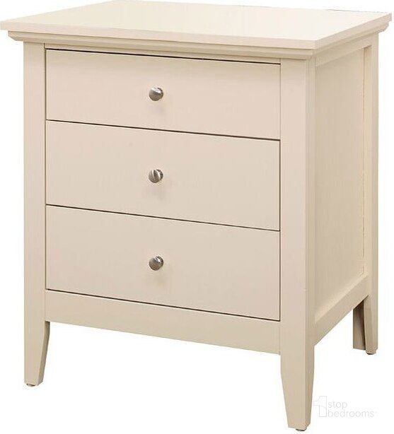 The appearance of G5475 Drawer Nightstand designed by Glory in the modern / contemporary interior design. This beige piece of furniture  was selected by 1StopBedrooms from G54 Collection to add a touch of cosiness and style into your home. Sku: G5475-N-3 Drawer Nightstand. Material: Wood. Product Type: Nightstand.