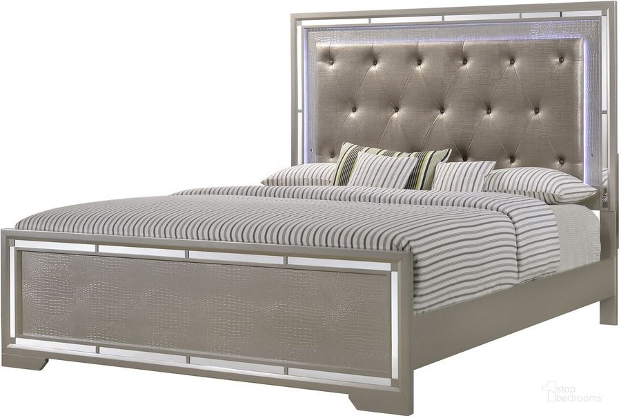 The appearance of Glory Furniture Alana Full Bed, Champagne designed by Glory in the glam interior design. This champagne piece of furniture  was selected by 1StopBedrooms from Alana Collection to add a touch of cosiness and style into your home. Sku: G6800A-FB. Bed Type: Panel Bed. Material: Wood. Product Type: Panel Bed. Bed Size: Full.