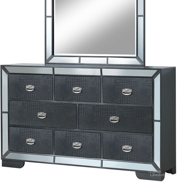 The appearance of G8150 Dresser designed by Glory in the transitional interior design. This black piece of furniture  was selected by 1StopBedrooms from G81 Collection to add a touch of cosiness and style into your home. Sku: G8150-D-Dresser. Material: Wood. Product Type: Dresser. Image1