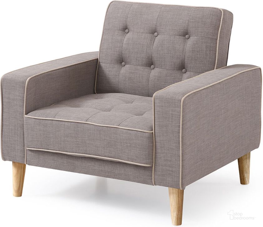 The appearance of Andrews Chair Bed (Gray) designed by Glory in the transitional interior design. This gray piece of furniture  was selected by 1StopBedrooms from Andrews Collection to add a touch of cosiness and style into your home. Sku: G839A-C-Chair Bed Base;G839A-C-Chair Bed Arms. Material: Fabric. Product Type: Living Room Chair. Image1