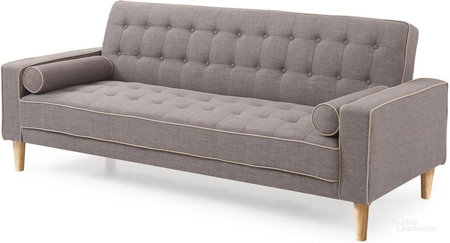 The appearance of Andrews Sofa Bed (Gray) designed by Glory in the transitional interior design. This gray piece of furniture  was selected by 1StopBedrooms from Andrews Collection to add a touch of cosiness and style into your home. Sku: G839A-S-Sofa Bed. Material: Fabric. Product Type: Sofa. Image1