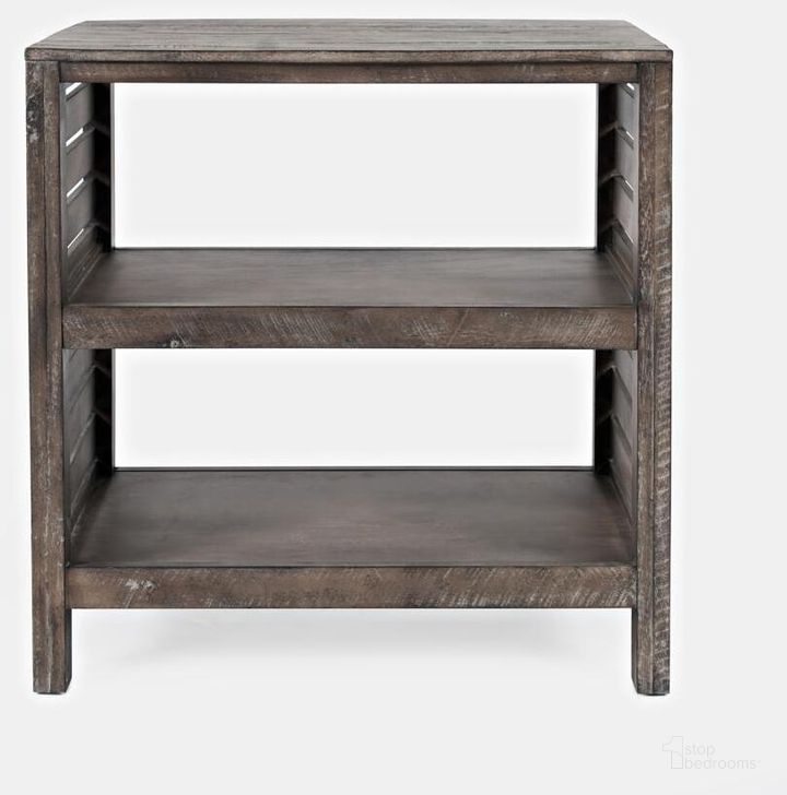 The appearance of Global Archive Clark Bookcase Stonewall Grey designed by Jofran in the rustic / southwestern interior design. This grey piece of furniture  was selected by 1StopBedrooms from Global Archive Collection to add a touch of cosiness and style into your home. Sku: 1730-92. Material: Wood. Product Type: Bookcase. Image1