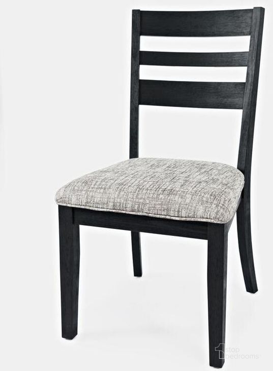 The appearance of Altamonte Ladderback Chair Set of 2 Dark Charcoal designed by Jofran in the modern / contemporary interior design. This charcoal piece of furniture  was selected by 1StopBedrooms from Altamonte Collection to add a touch of cosiness and style into your home. Sku: 1851-420KD. Material: Wood. Product Type: Chair. Image1