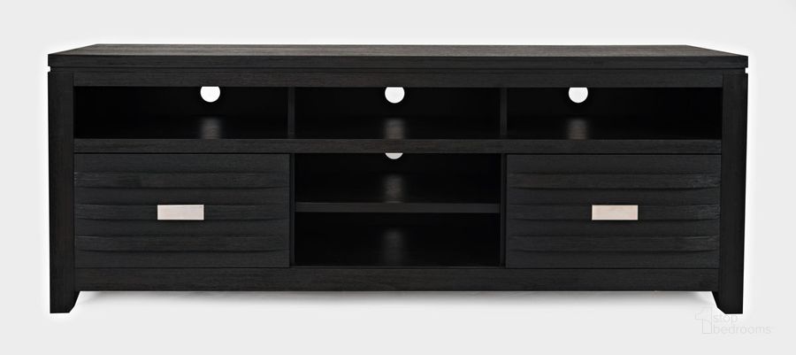 The appearance of Jofran Furniture Altamonte Dark Charcoal 70 Inch Console designed by Jofran in the modern / contemporary interior design. This charcoal piece of furniture  was selected by 1StopBedrooms from Altamonte Collection to add a touch of cosiness and style into your home. Sku: 1852-70. Material: Wood. Product Type: Media Console.