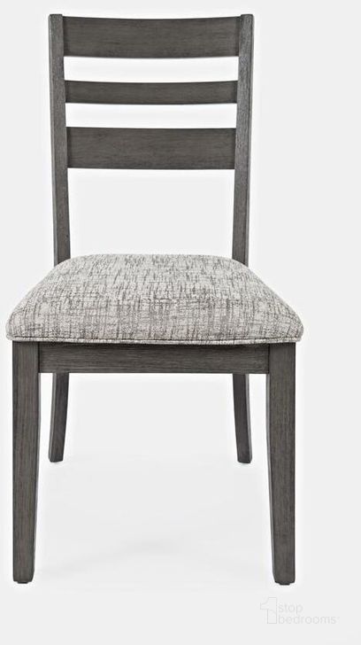 The appearance of Altamonte Ladderback Chair Set of 2 Brushed Grey designed by Jofran in the modern / contemporary interior design. This brushed grey piece of furniture  was selected by 1StopBedrooms from Altamonte Collection to add a touch of cosiness and style into your home. Sku: 1855-420KD. Material: Wood. Product Type: Chair. Image1
