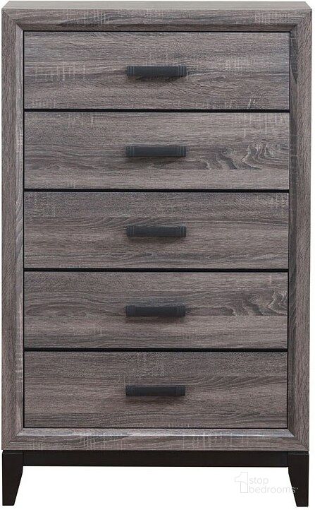 The appearance of Kate Chest designed by Global Furniture USA in the transitional interior design. This grey piece of furniture  was selected by 1StopBedrooms from Kate Collection to add a touch of cosiness and style into your home. Sku: KATE-FOIL GREY-CH. Product Type: Chest. Material: MDF.