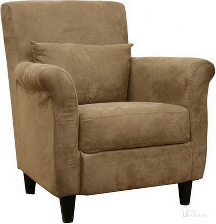 The appearance of Baxton Studio Marquis Tan Microfiber Club Chair designed by Baxton Studio in the modern / contemporary interior design. This tan piece of furniture  was selected by 1StopBedrooms from Marquis Collection to add a touch of cosiness and style into your home. Sku: LCY-31-CC-4. Material: Wood. Product Type: Living Room Chair. Image1