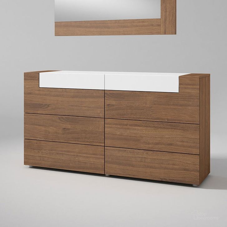 The appearance of Mar Double Dresser designed by ESF in the modern / contemporary interior design. This gloss lacquer piece of furniture  was selected by 1StopBedrooms from Mar Collection to add a touch of cosiness and style into your home. Sku: MARDOUBLEDRESSER. Product Type: Dresser. Material: MDF. Image1