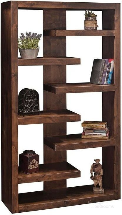 The appearance of Sausalito 72 Inch Bookcase designed by Legends Furniture in the transitional interior design. This dark color piece of furniture  was selected by 1StopBedrooms from Sausalito Collection to add a touch of cosiness and style into your home. Sku: SL6972.WKY. Material: Wood. Product Type: Bookcase.