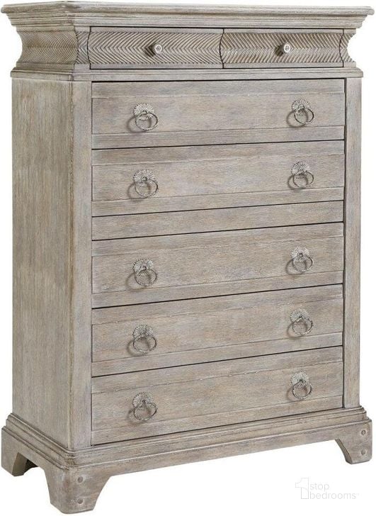 The appearance of A.R.T. Furniture Summer Creek Light Keepers Drawer Chest designed by A.R.T. in the country / farmhouse interior design. This oak piece of furniture  was selected by 1StopBedrooms from Summer Creek Collection to add a touch of cosiness and style into your home. Sku: 251150-1303. Product Type: Chest. Image1