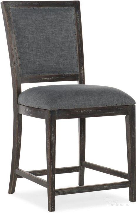 The appearance of Beaumont Gray Counter Stool designed by Hooker in the traditional interior design. This brown piece of furniture  was selected by 1StopBedrooms from Beaumont Collection to add a touch of cosiness and style into your home. Sku: 5751-75351-89. Material: Fabric. Product Type: Barstool.