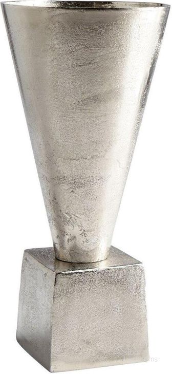 The appearance of Abercorn Silver Decorative Accessory designed by Atelier Home in the modern / contemporary interior design. This silver piece of furniture  was selected by 1StopBedrooms from Abercorn Collection to add a touch of cosiness and style into your home. Sku: 08904. Material: Aluminum. Product Type: Vase.