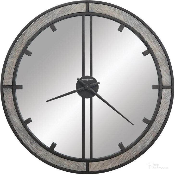 The appearance of Abril Gallery Wall Clock In Grey designed by Howard Miller in the modern / contemporary interior design. This gray piece of furniture  was selected by 1StopBedrooms from Abril Collection to add a touch of cosiness and style into your home. Sku: 625767. Product Type: Wall Clock. Image1